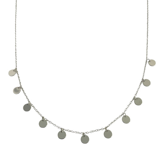 Collar plaquitas Plata de Ley 925