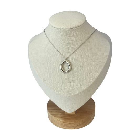 Collar Abstract Plateado