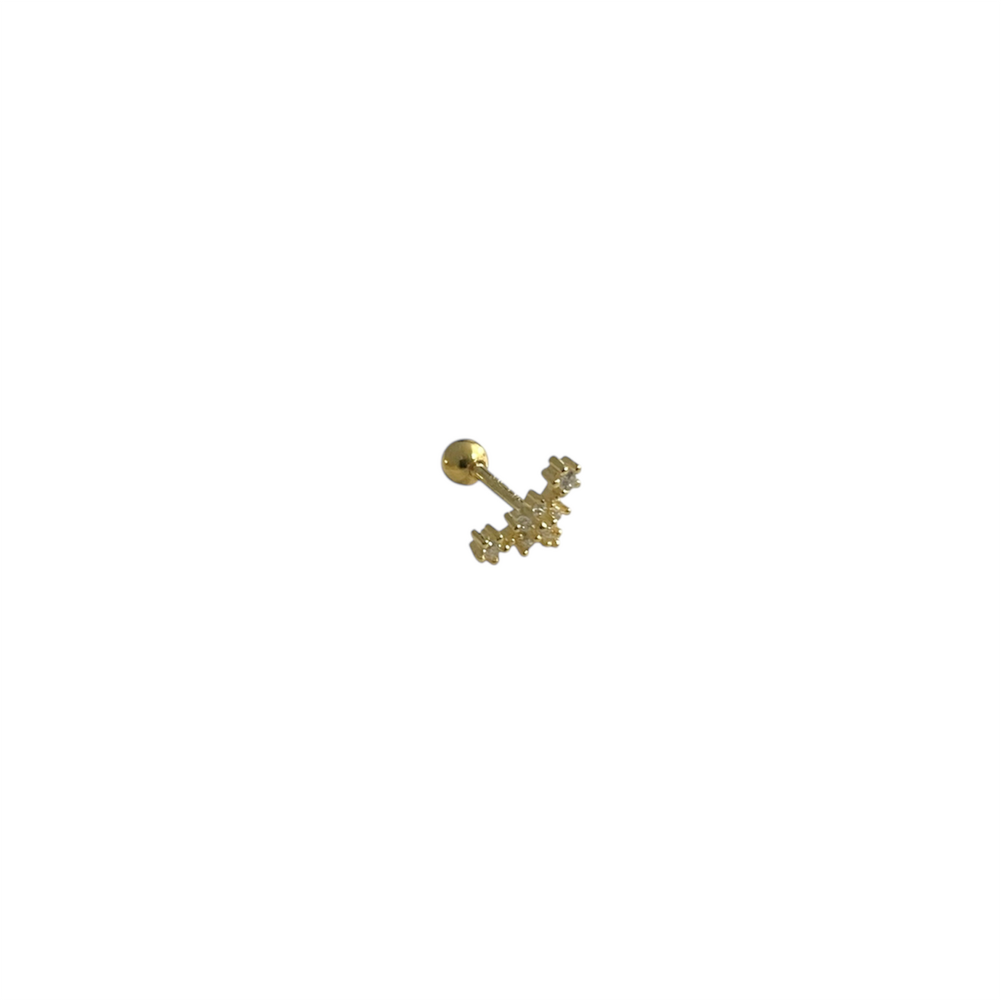 Piercing Estelar Plata de Ley 925