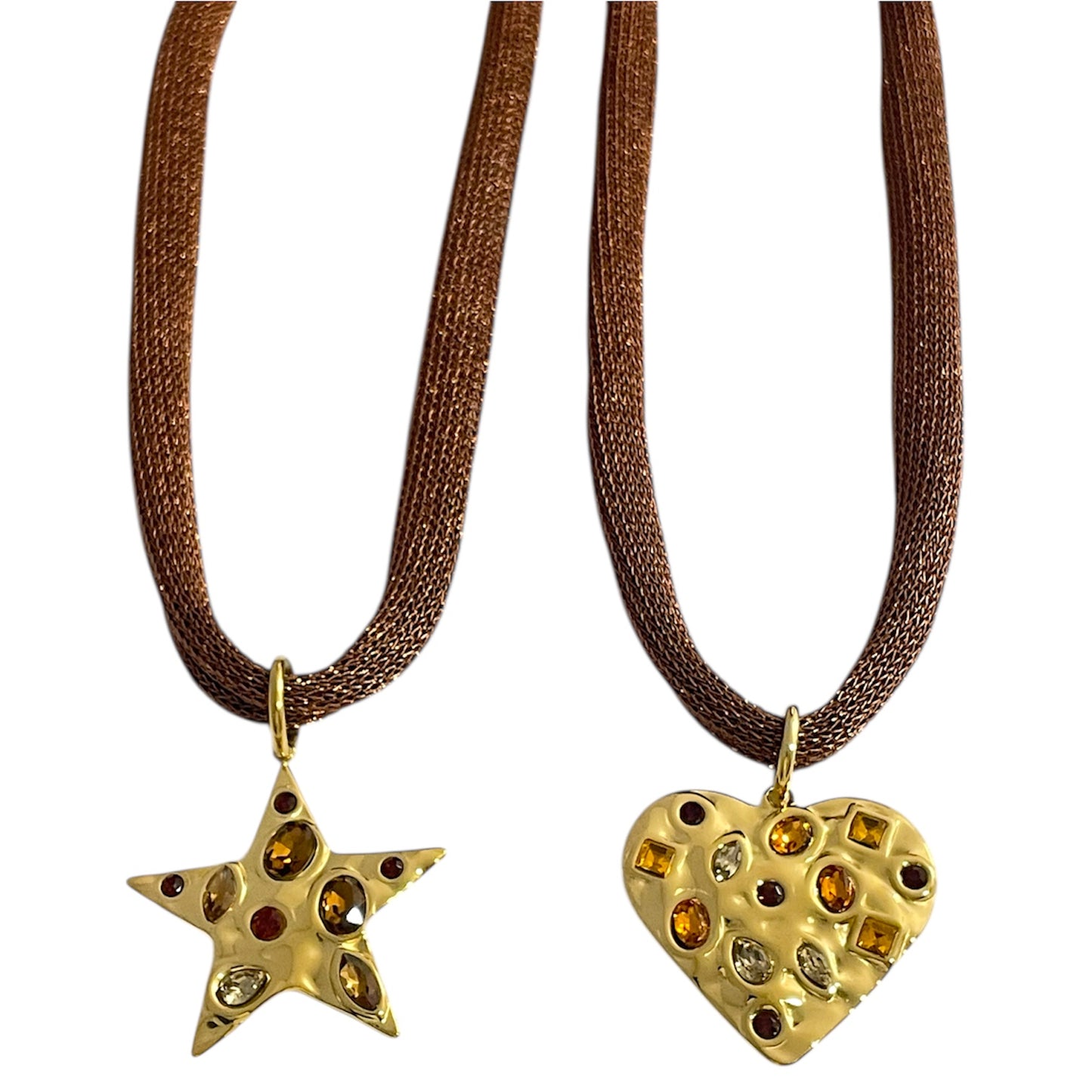 Collar Star and Love Brown