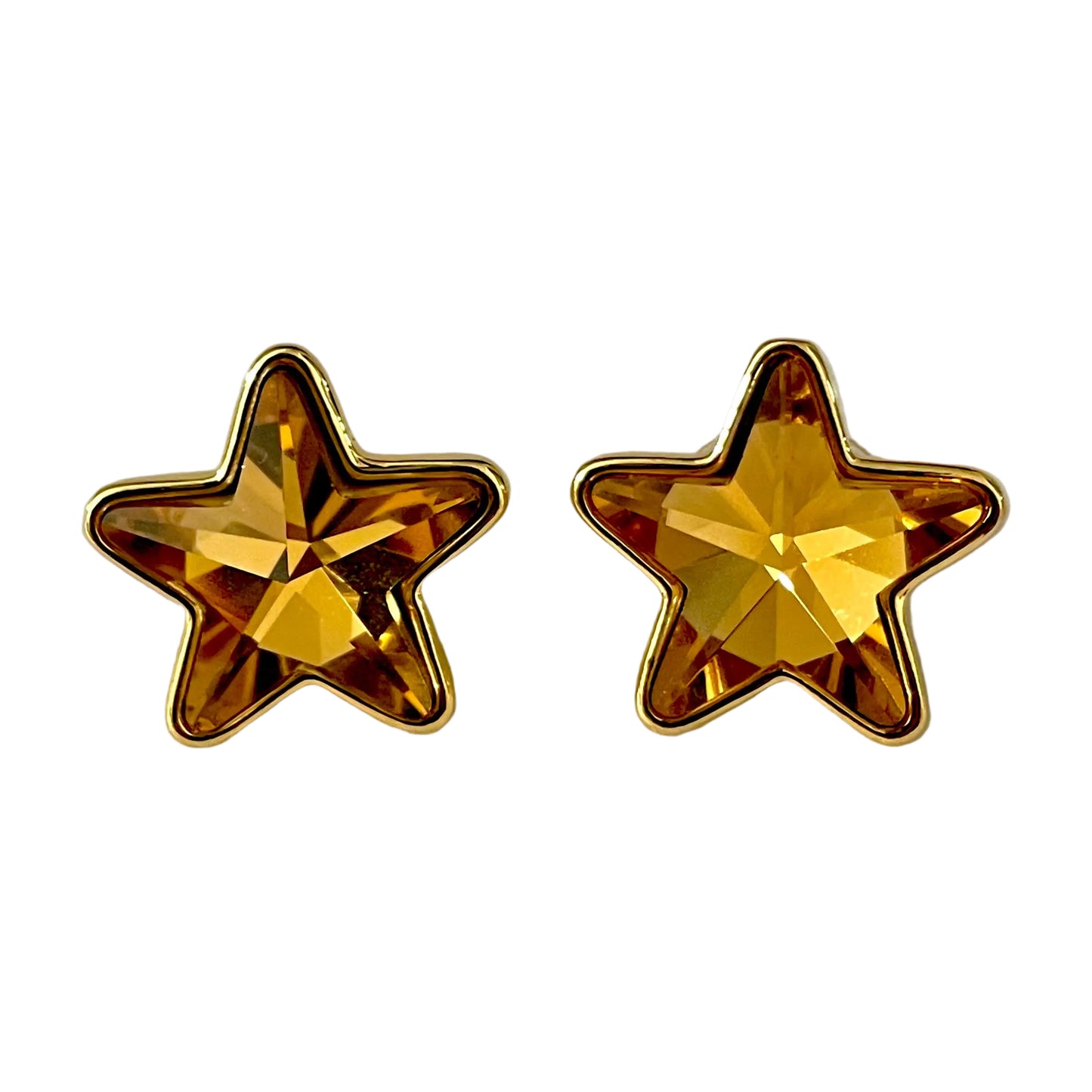 Pendientes estrella de cristal