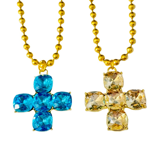 Collar cruz divina