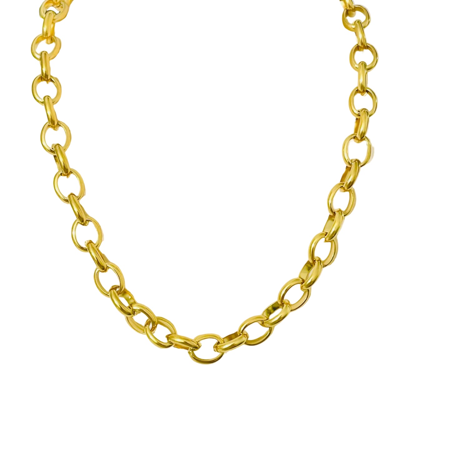 Collar Eslabones Ovalados