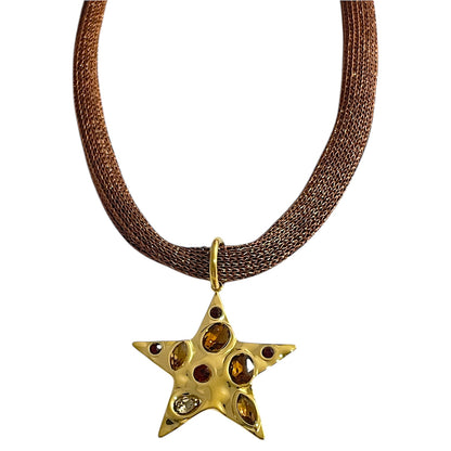 Collar Star and Love Brown