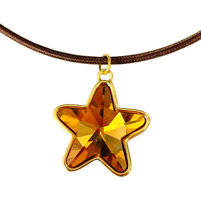 Collares de estrellas de cristal