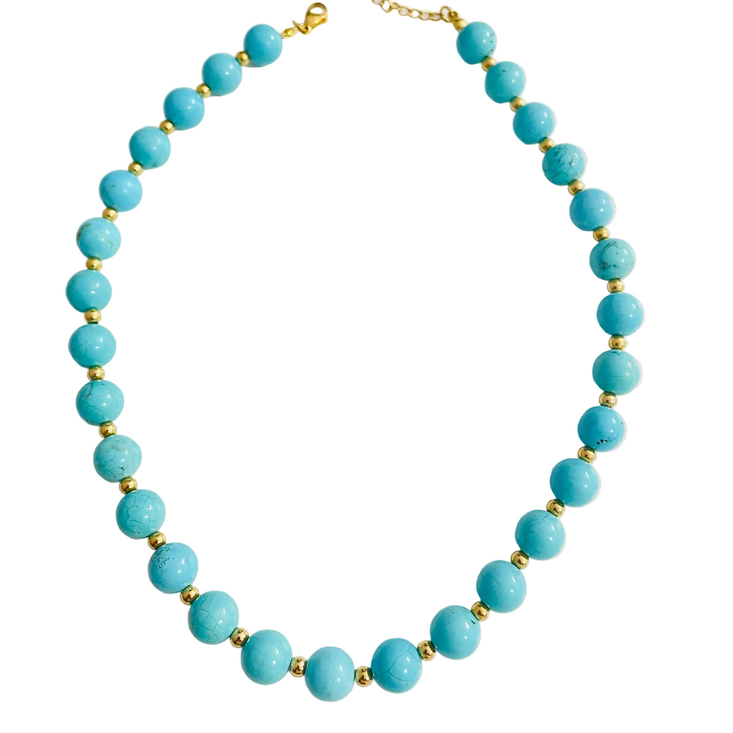 Collar turquesa piedra natural