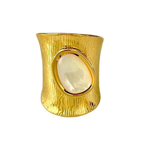 Anillos nacarado de acero inoxidable