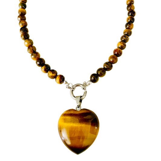 Collar ojo de tigre