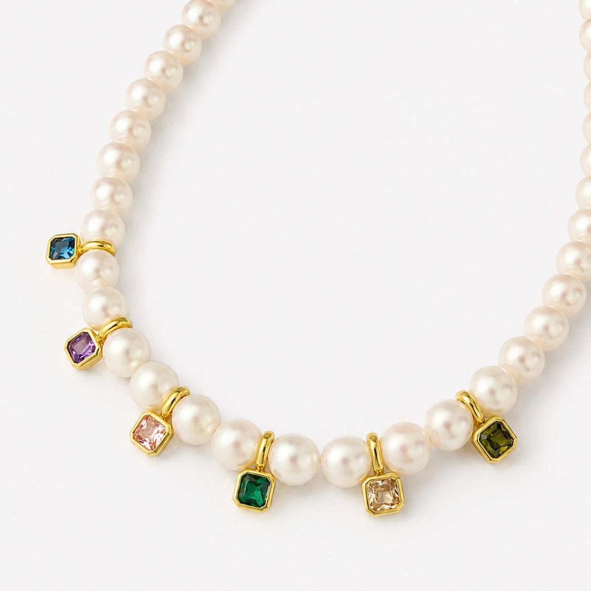 Collar Amélie,perlas de concha orgánica