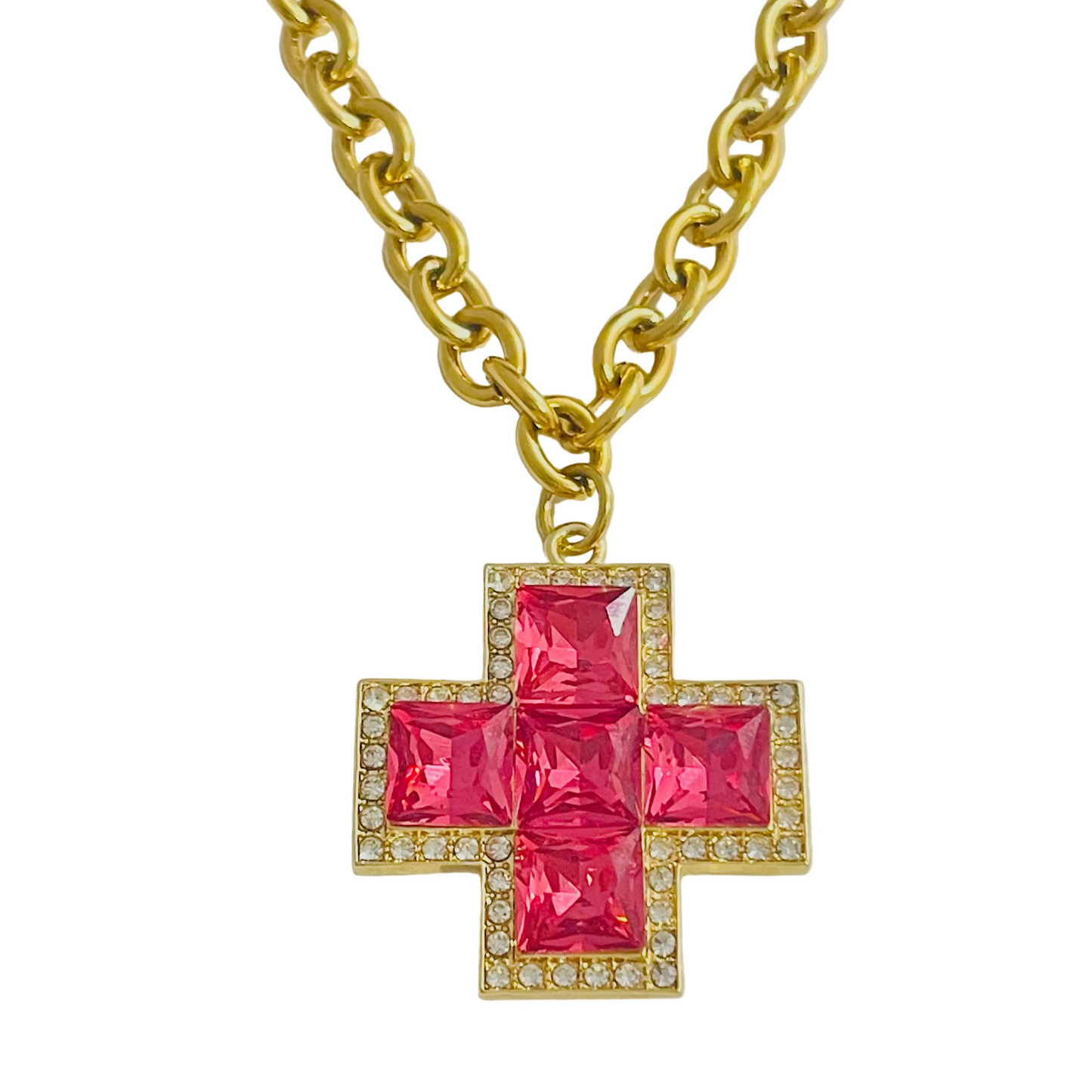 Collar cruz infinita
