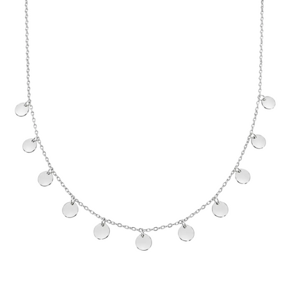 Collar plaquitas Plata de Ley 925