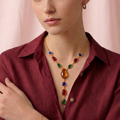 Collar cascada imperial