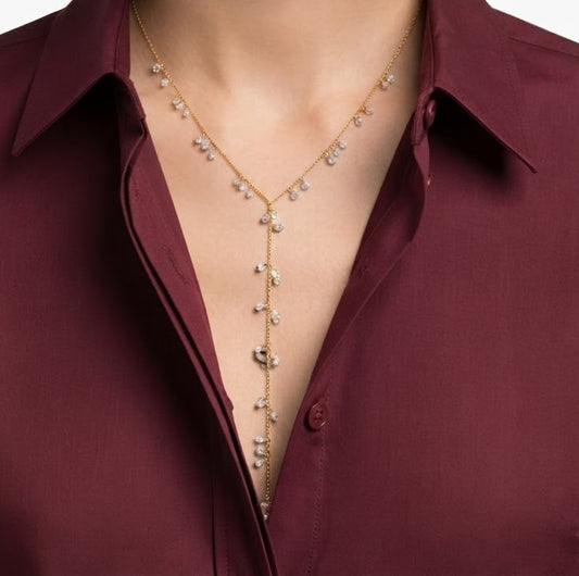 Collar  gotas de Luz Acero