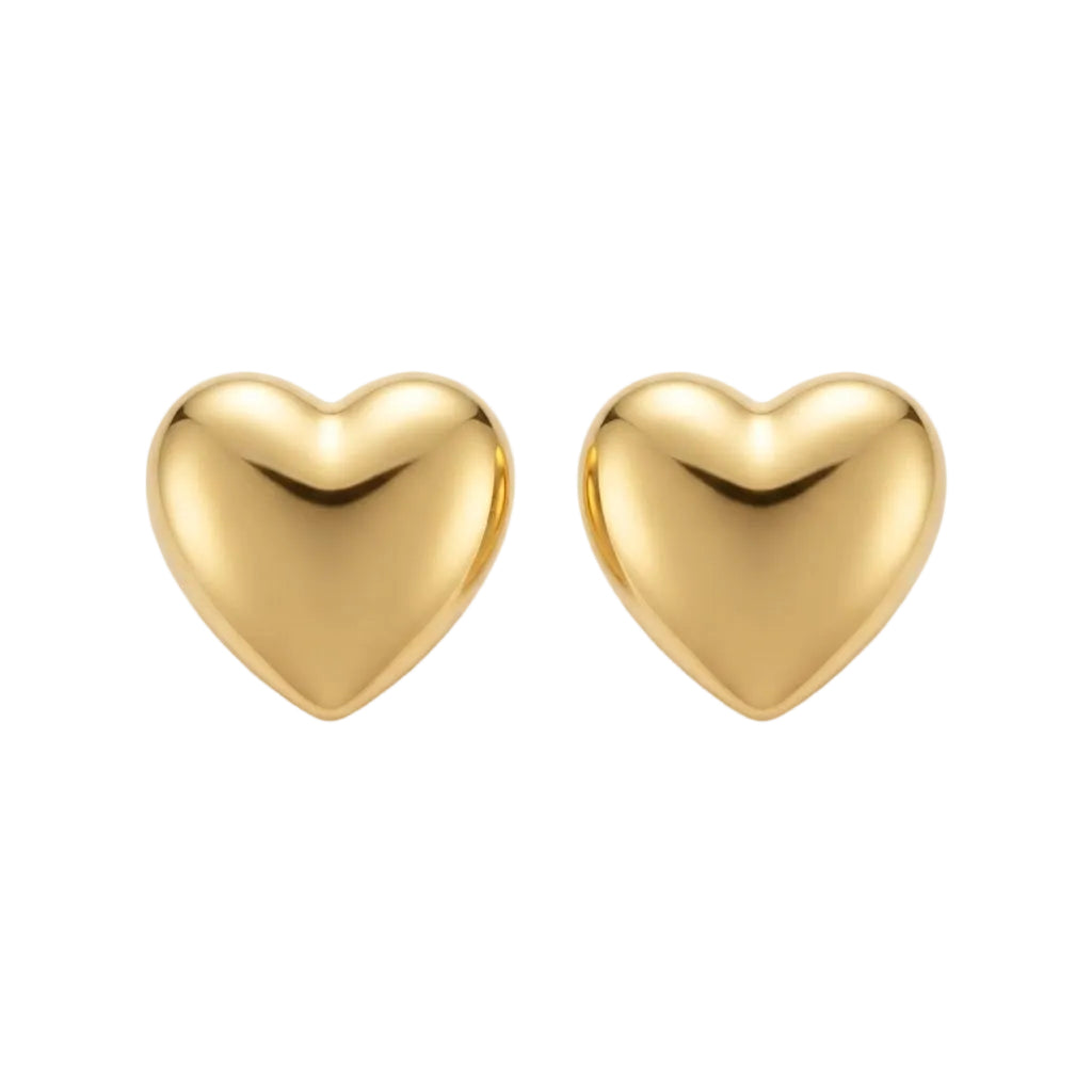 Pendientes Corazón en Acero