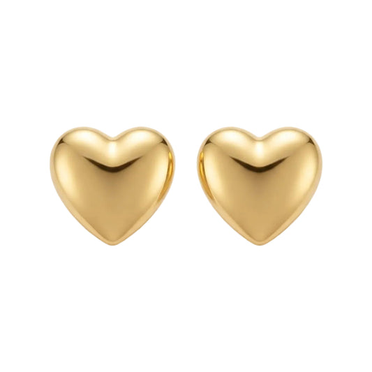 Pendientes Corazón en Acero