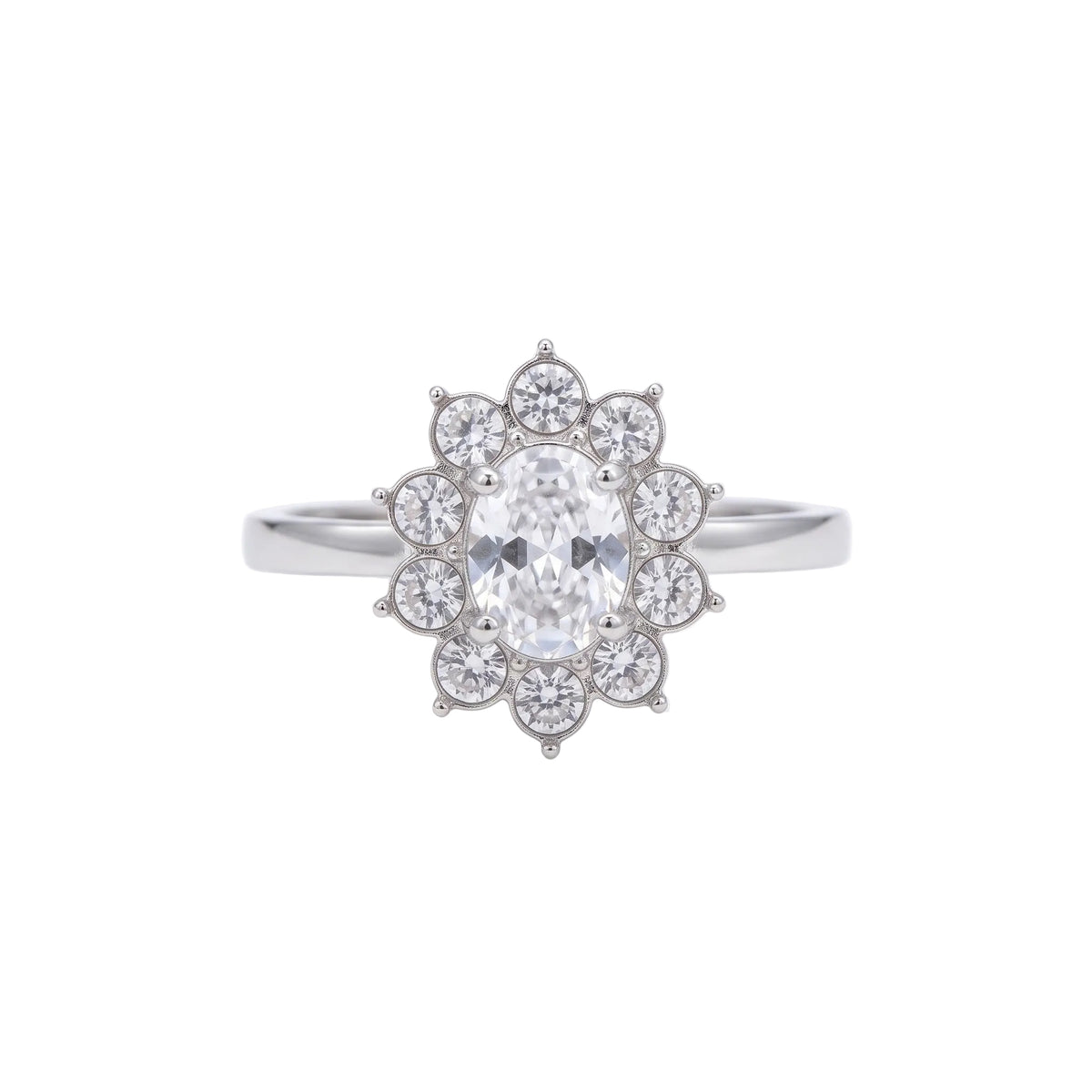 Anillo destello de acero inoxidable