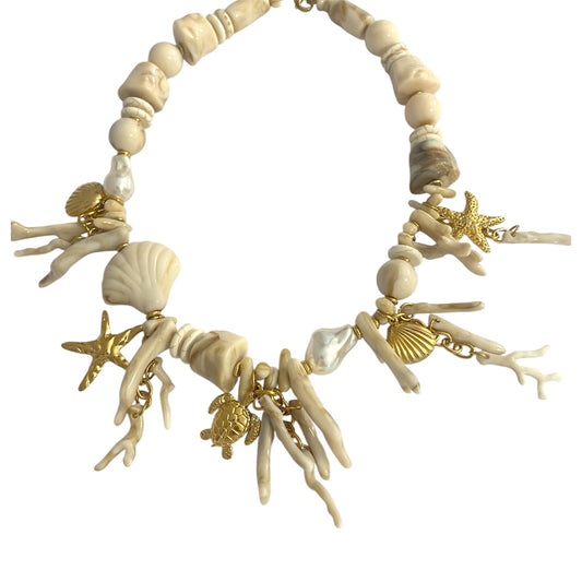 Collar Sombra Marina Blanco