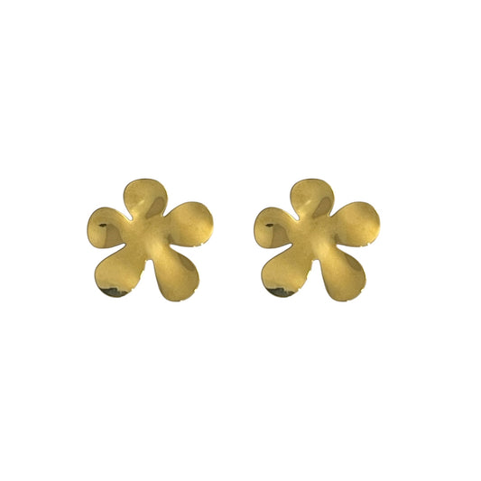 Pendiente Floral Dorado