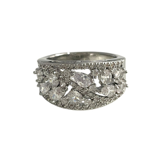 Anillo Glamour Plateado