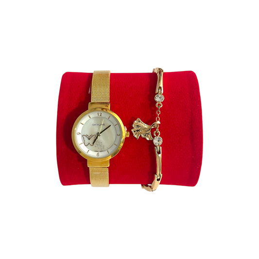 Pack Reloj Mariposa