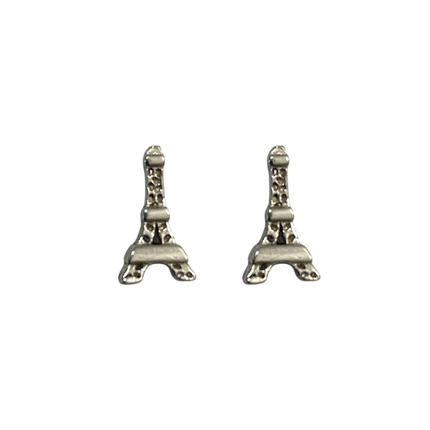 Pendientes Torre Eiffel en Plata de Ley 925