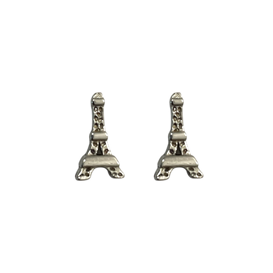 Pendientes Torre Eiffel en Plata de Ley 925