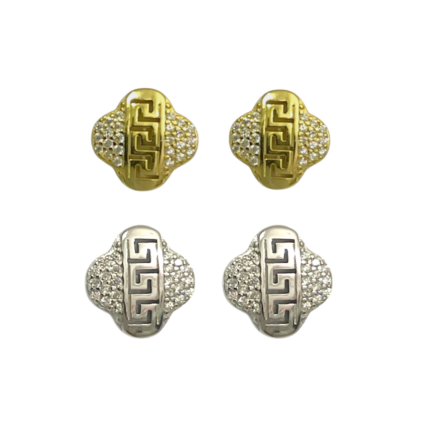 Pendientes Trevolia en Plata de Ley 925