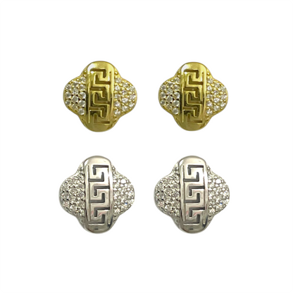 Pendientes Trevolia en Plata de Ley 925