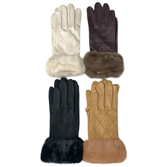 Guantes Ante y Pelo sintético