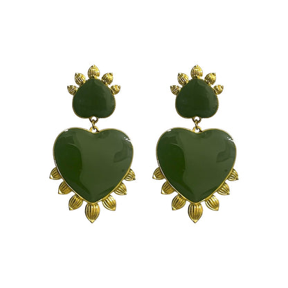 Pendientes Corazón Natura