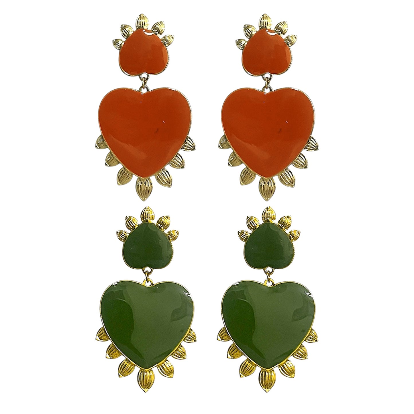 Pendientes Corazón Natura