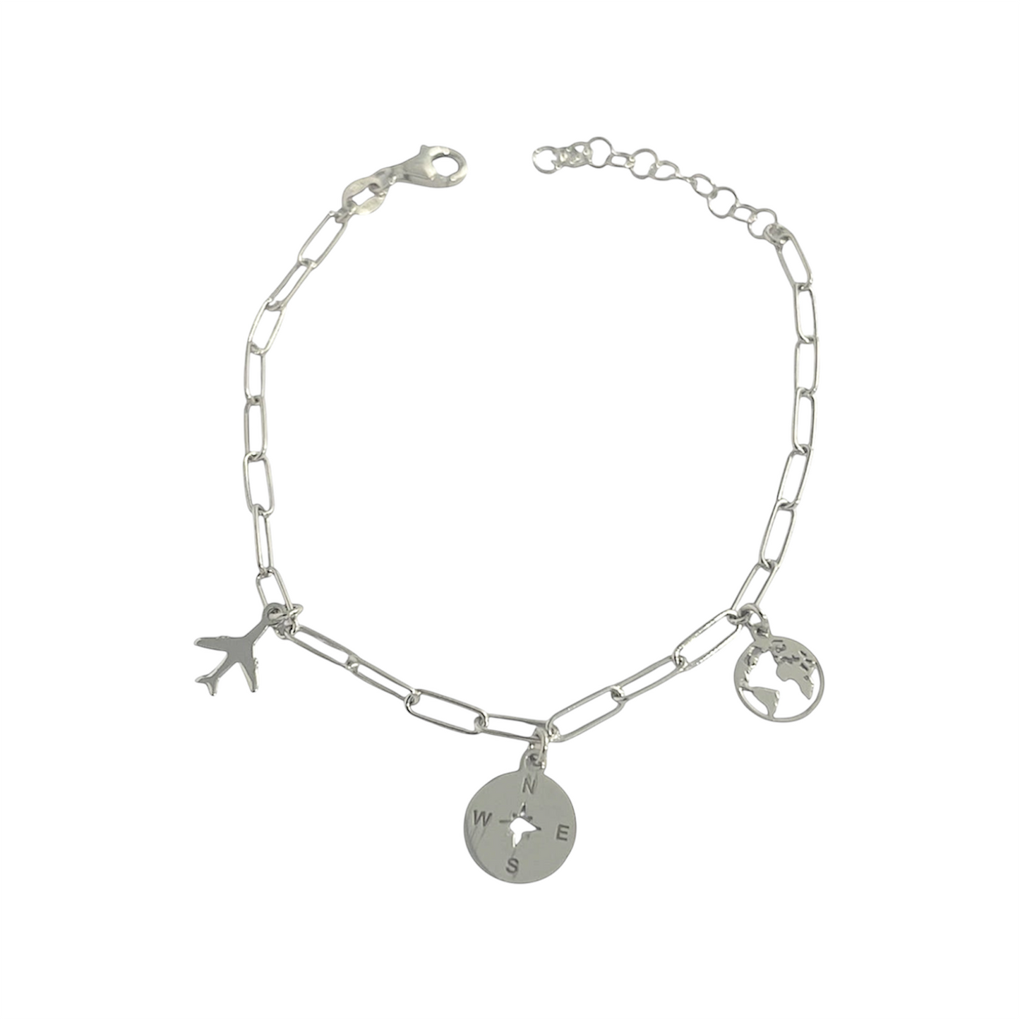 Pulsera Alma viajera Plata de Ley 925
