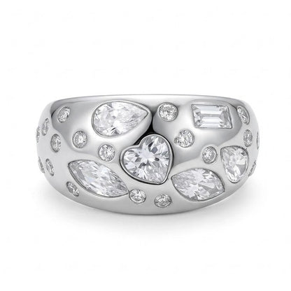 Anillo Medianoche de acero inoxidable