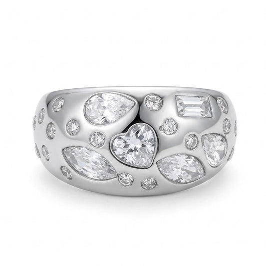 Anillo Medianoche de acero inoxidable