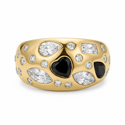 Anillo Medianoche de acero inoxidable