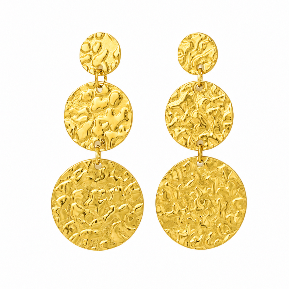 Pendientes brisa de acero inoxidable