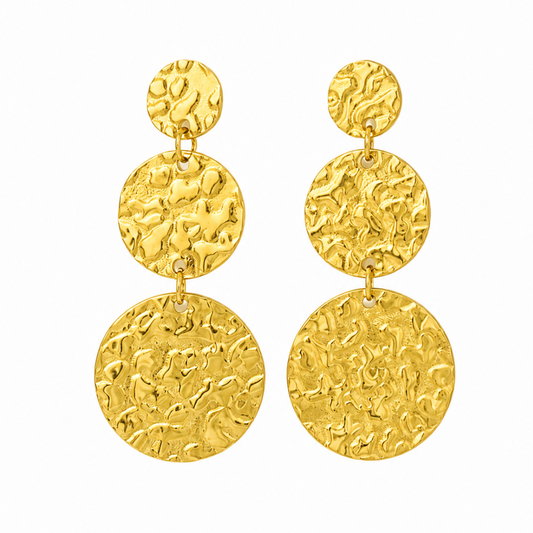 Pendientes brisa de acero inoxidable