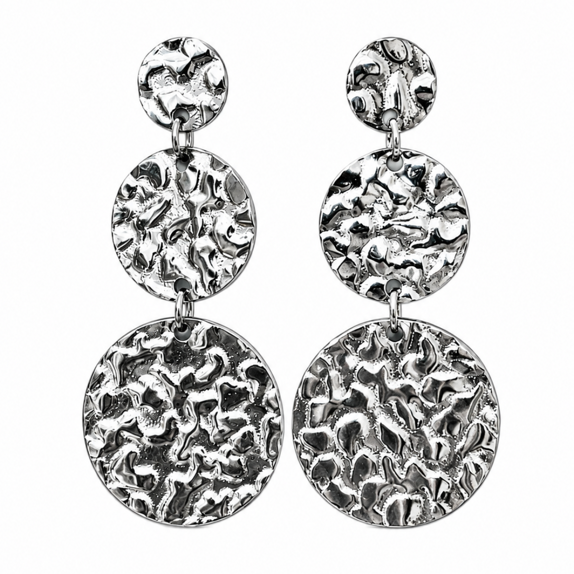 Pendientes brisa de acero inoxidable