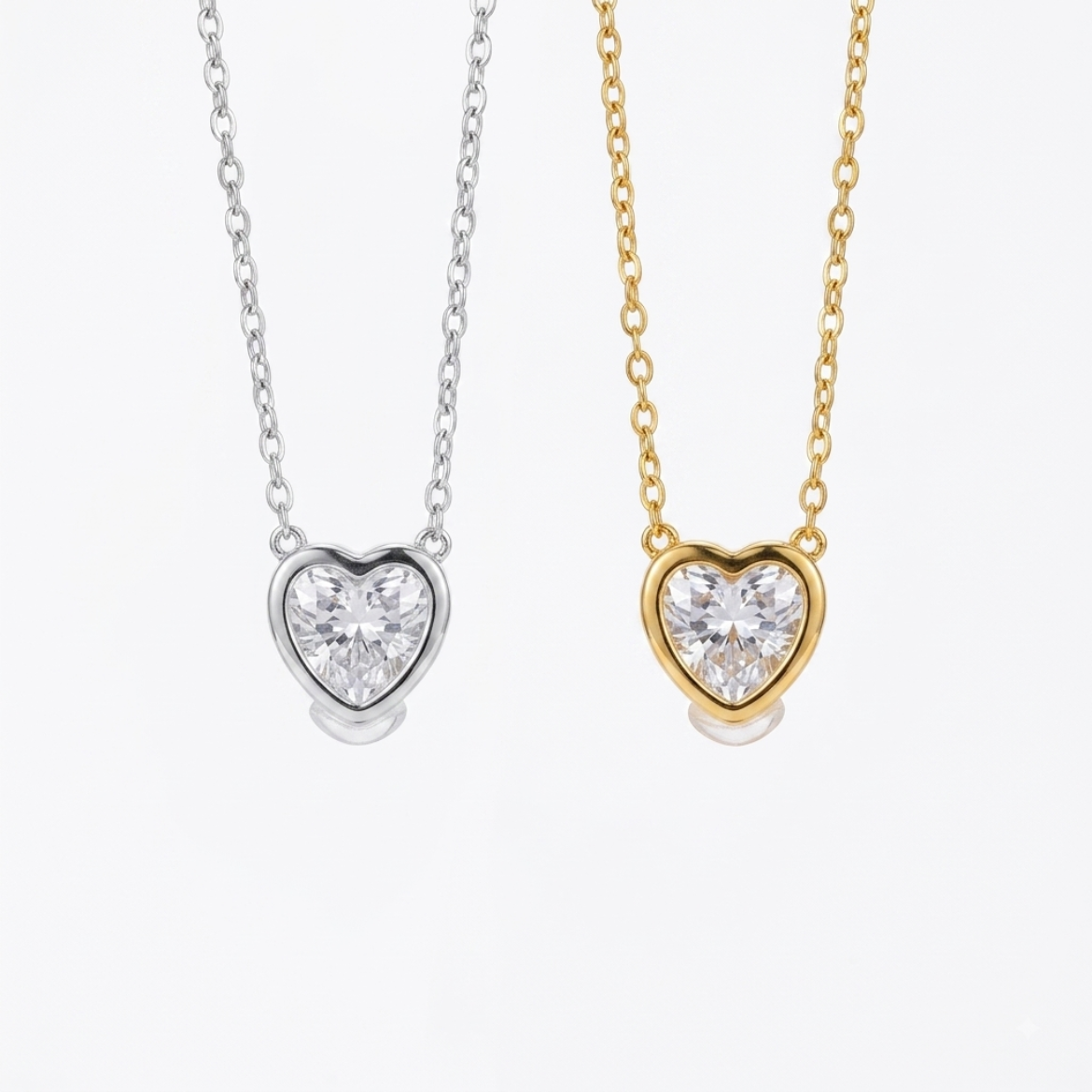 Collar luz de corazón