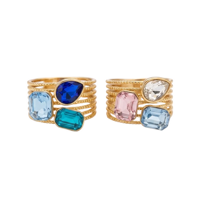 Anillo  Riviera en Acero Inoxidable