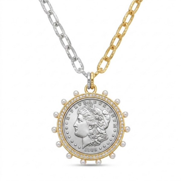 Colgante moneda Marianne