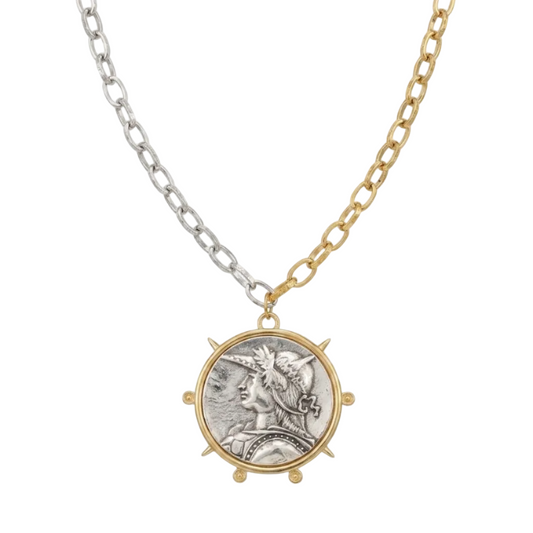 Collar  moneda Romana
