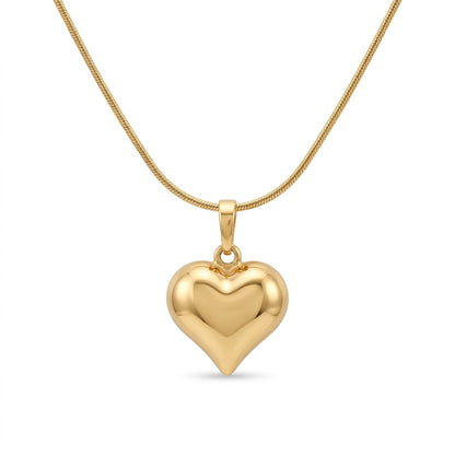 Collar Love S Plata de Ley 925 Baño en Oro