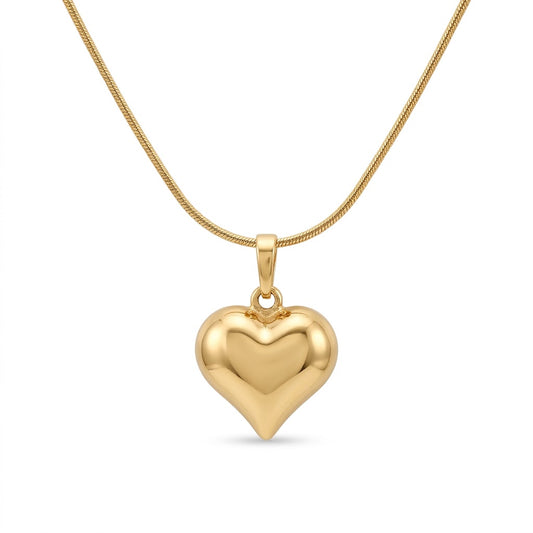 Collar Love S Plata de Ley 925 Baño en Oro