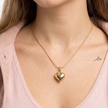 Collar Love S Plata de Ley 925 Baño en Oro