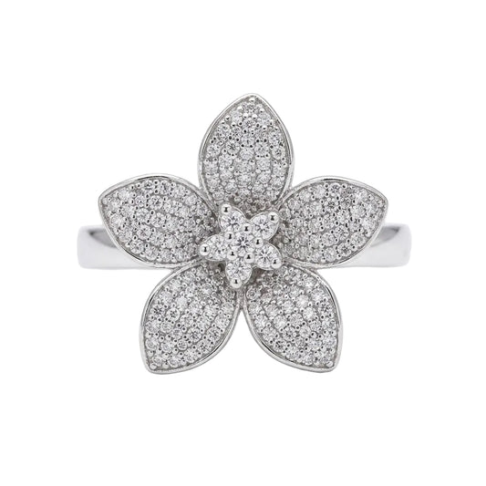 Anillo  Bianca de acero inoxidable