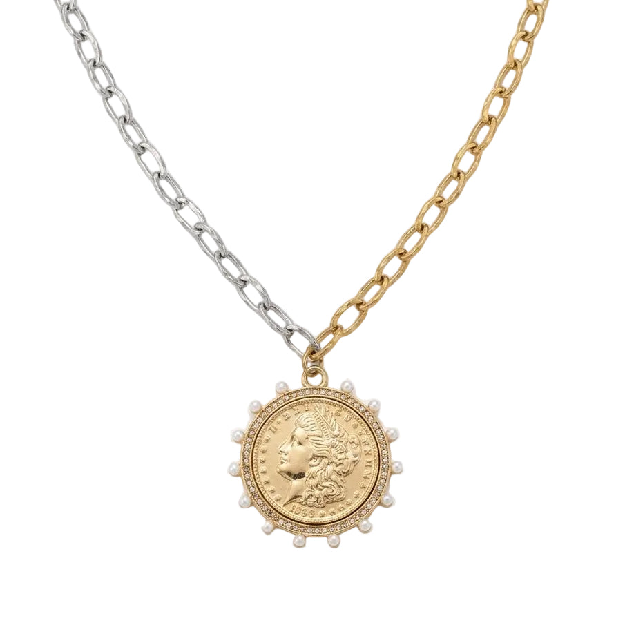 Colgante moneda Marianne