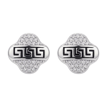 Pendientes Trevolia en Plata de Ley 925
