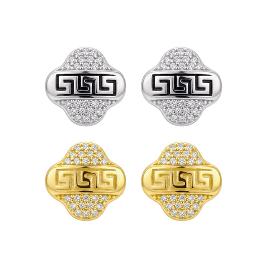 Pendientes Trevolia en Plata de Ley 925