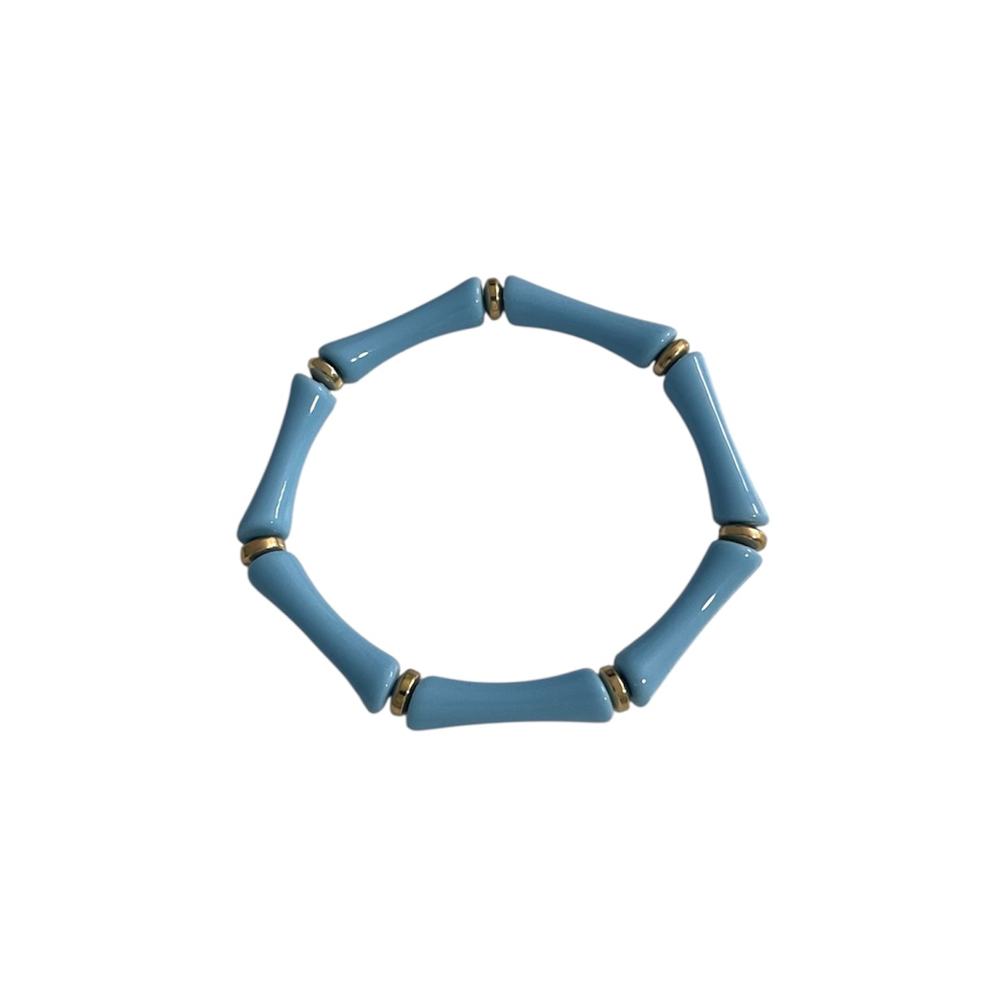 Pulsera Bambú Azul